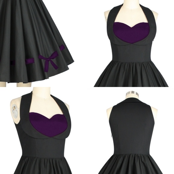 Plus Size Pin Up Clothing Pocket Dress Rockabilly - Picture 4 of 6